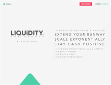 Tablet Screenshot of liquidity-capital.com